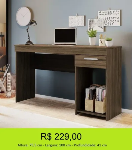 Escrivaninha a pronta entrega - Design clean