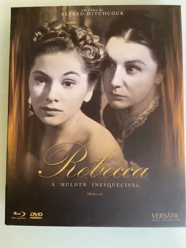 Box Blu-ray Rebecca 1940 Hitchcock + Pôster+2 Cards+Livreto Edição Definitiva Colecionador