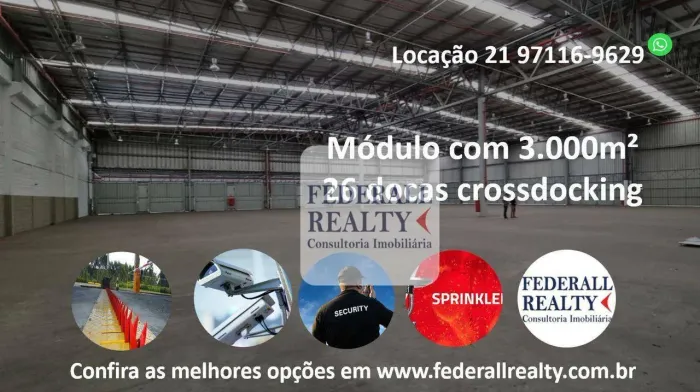 Aluguel de galpão na Pavuna é com a Federall Realty