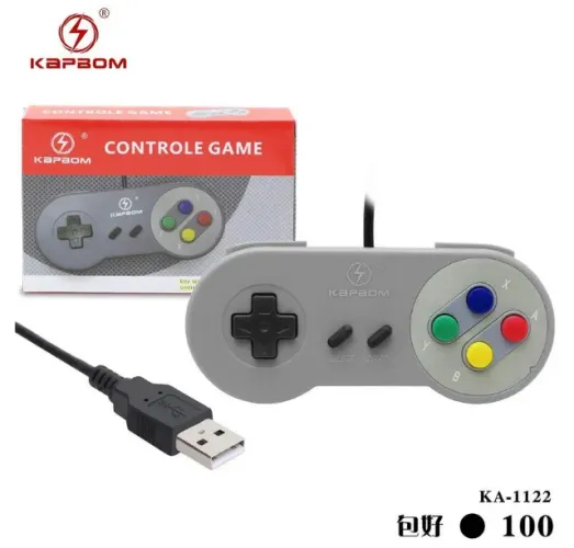 Controle USB P PC Snes (EMBALADO) KA-1122