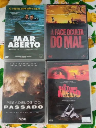 Lote de DVDs suspense - A Face Oculta do Mal e mais