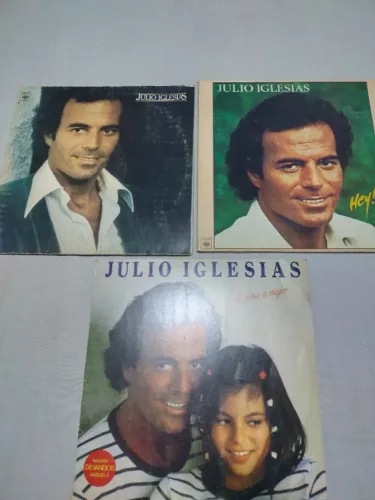 3 Lp's Julio Iglesias