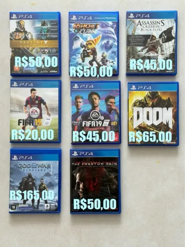 Jogos de PS4 - Diversos Títulos