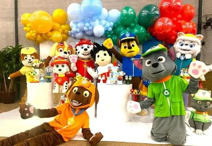 Patrulha Canina personagens vivos cover festa infantil