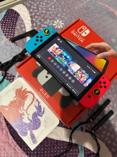 Nintendo Switch Oled Desbloqueado + 512gb sd