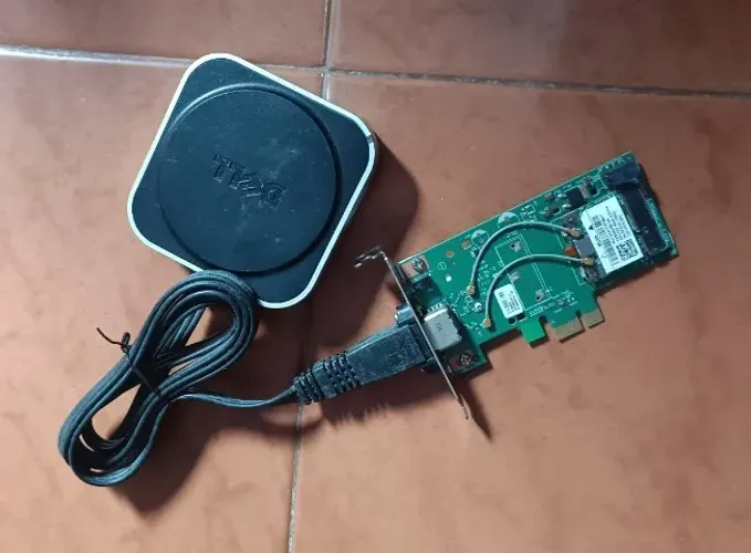 Placa WiFi Dell com antena 