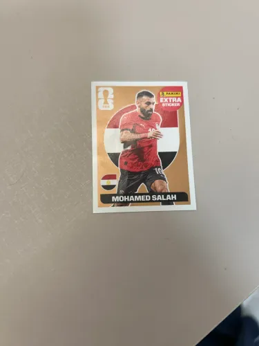 Figurinha extra bronze colecionador Mohamed Salah