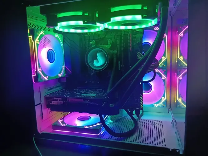 Ryzen 5 3400g, 16 GB de memória ram da XPG 3000mhz, Fonte