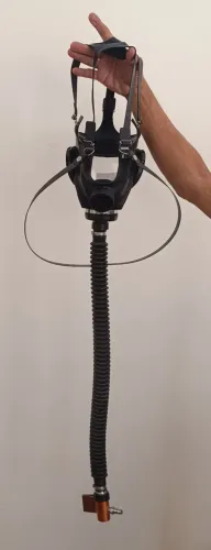 MASCARA FACIAL INTEIRA MSA LINHA DE AR FLUXO CONTINUO