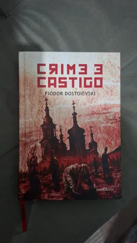 Livro Fiodor Dostoievski Crime e Castigo Capa Dura