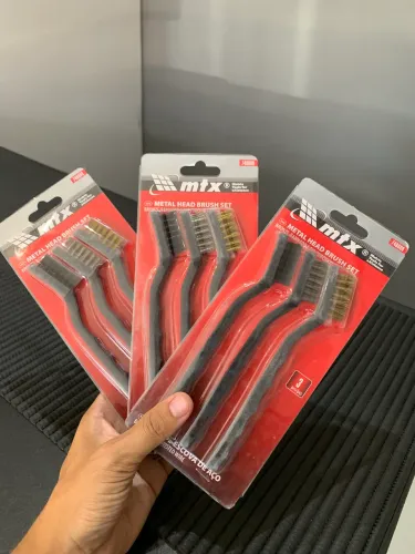 KIT ESCOVAS DE AÇO MULTIUSO