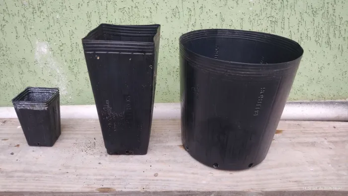 VASOS PLASTICOS MUDAS PLANTAS