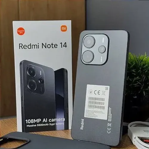 Redmi Note 14  256GB  12GB RAM Preto Completo Na Caixa