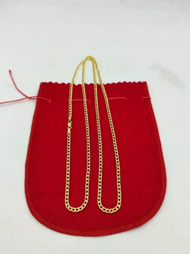 Corrente grummet oca ouro 18k/750... 70cm/6g