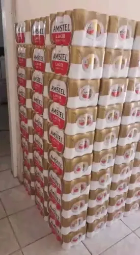 Caixa de Amstel 350 lager