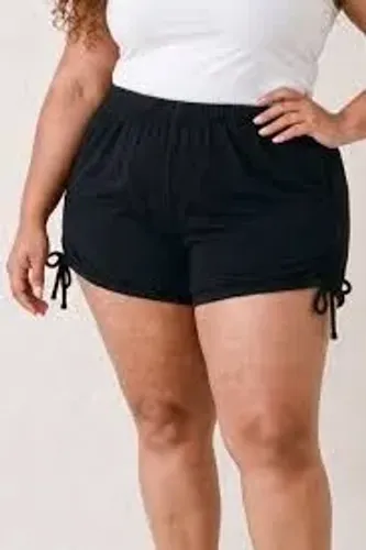 Short plus size ajustável