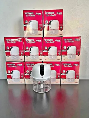 Mini Processador De Alimentos 3 Lâminas Elétrico Novo a Pronta Entrega