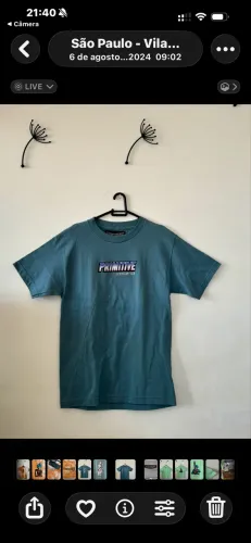 Camiseta tamanho p primitive com dragonballz 199.00
