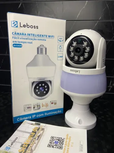 Câmera Inteligente WiFi com Iluminação LB-CA249 Leboss 