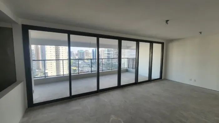 Porta de alumínio e vidro - 6 Folas de 2,45 x 1,20 (Total 7,20)