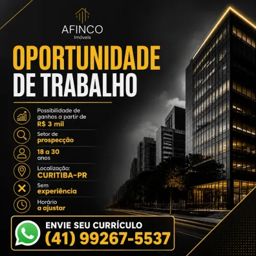 VAGA PARA VENDEDOR
