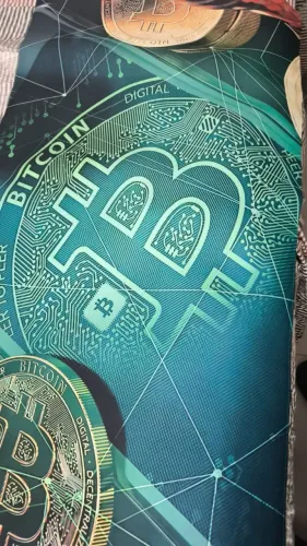 MOUSEPAD BITCOIN 120X60cm