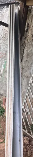 Calha de chapa galvanizada para sua casa