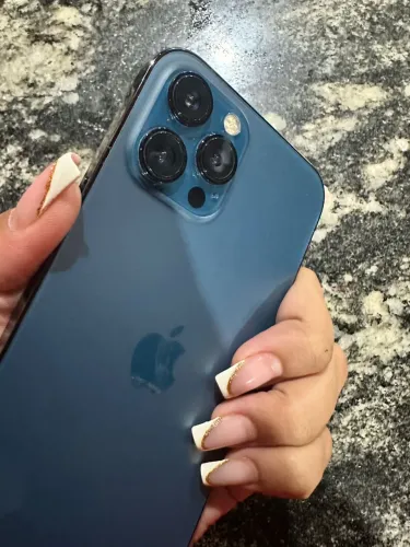 iPhone 12 Pro Max azul 128gb aceito cartão de crédito 