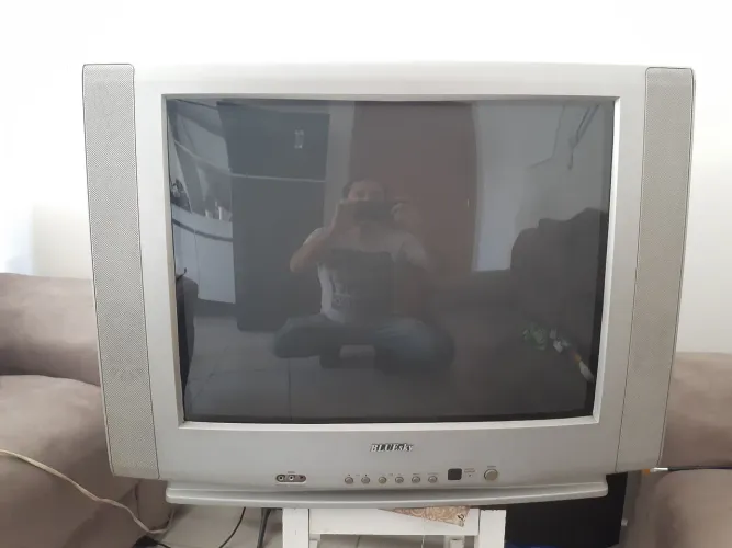 TV de Tubo CRT Bluesky 29 Pol - Entrada AV - Ideal para Retrogame<br>