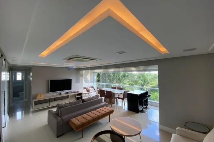 Apartamento mobiliado Patamares, aluguel Greenville Platno Salvador, 2 quartos suite, vara
