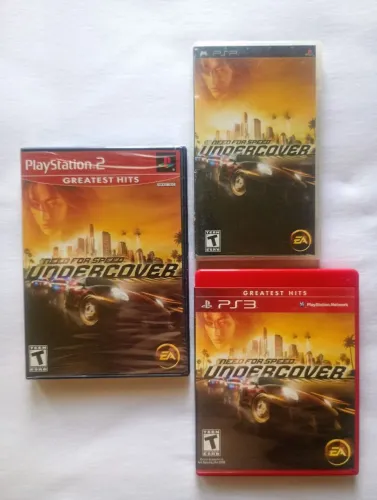 Jogos ps3, psp e PS2 original - Lote Need for Speed Undercover - FAÇO OLX PAY !