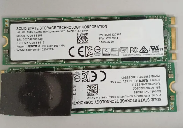 06 unidades M.2 SSD 256Gb - Notebook