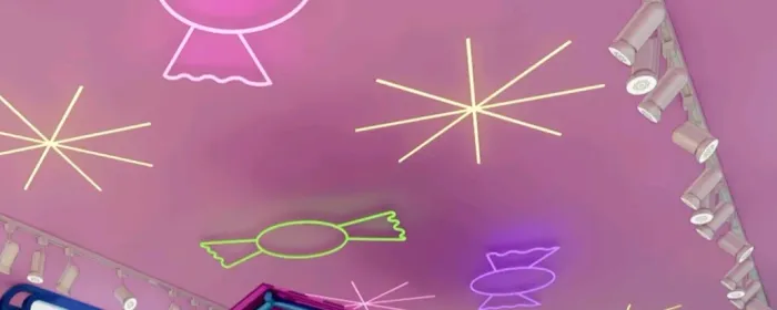 LUMINÁRIAS DE LED FORMATO BALAS, BOMBONS E ESTRELAS
