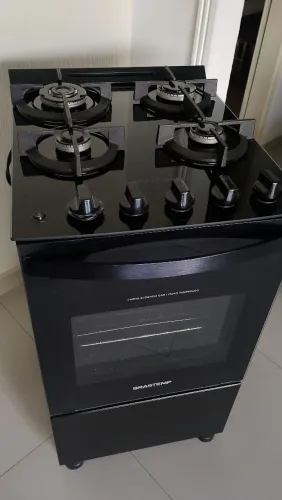 Fogão Brastemp Automático Tampo de Vidro Novo