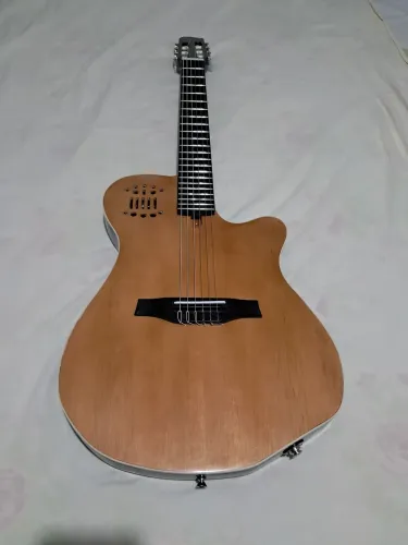 Violão flat semi acústico gleuso luthier 