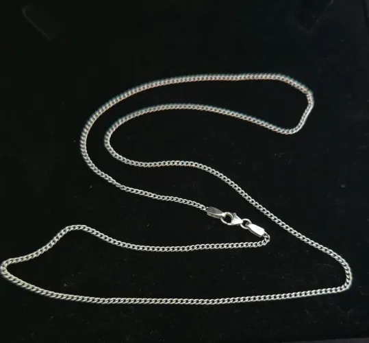 Cordão de ouro branco 18k