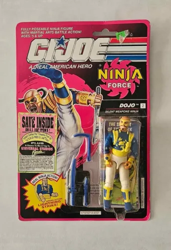 GI Joe Dojo Ninja Force 1992 Hasbro Vintage Lacrado MOC