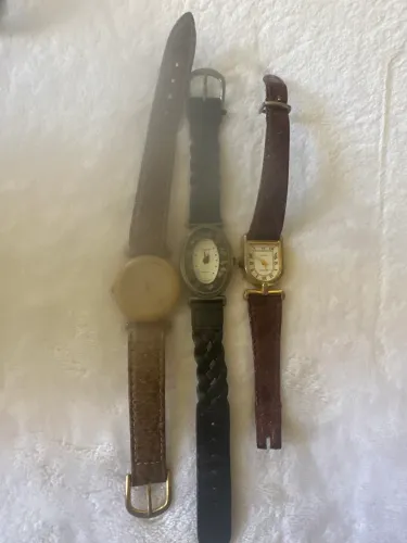 Lote de relógio vintage usado