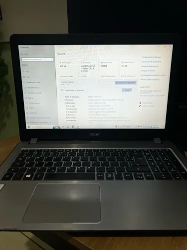 Notebook acer aspire F5 - i5 1T