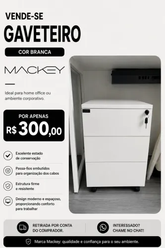 GAVETEIRO - MARCA MACKEY