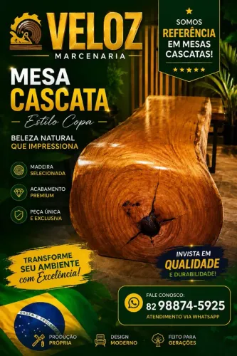 Mesas cascatas para a Copa do Brasil 