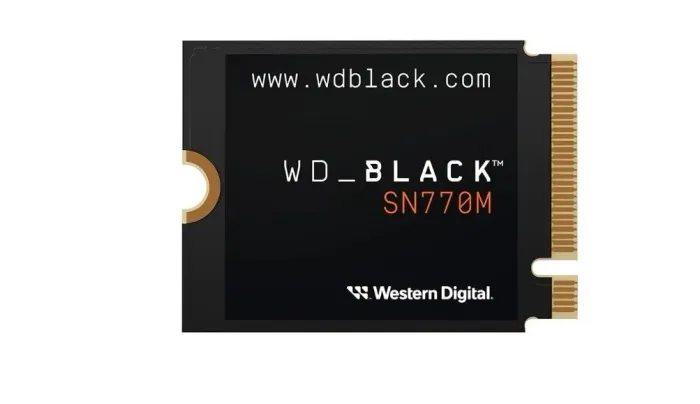 Ssd 1tb WD Black SN770m nvme 2230 novo 100%