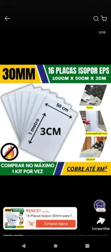 Placa de isopor