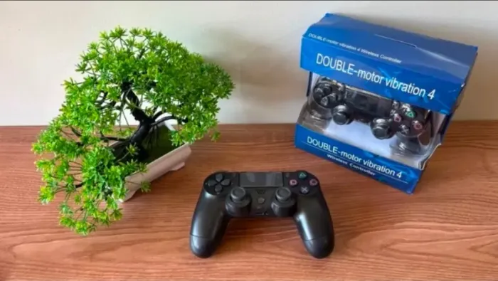Controle de PS4 preto