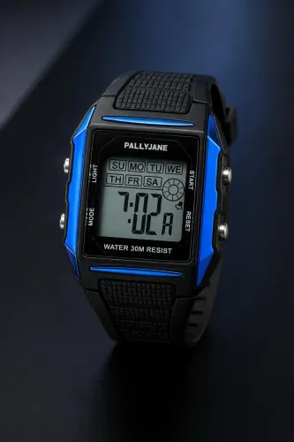 Relógio Digital Esportivo Masculino à Prova d?Água 30M - Azul e Preto