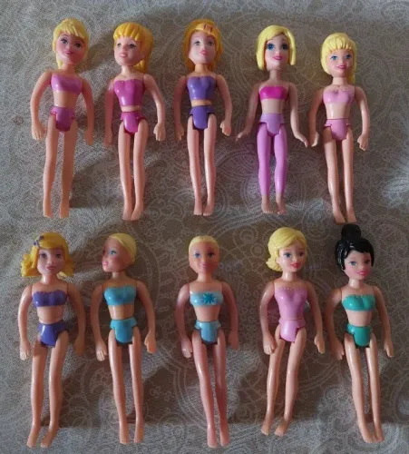 Bonecas Polly Pocket originais anos 2000 - coleção