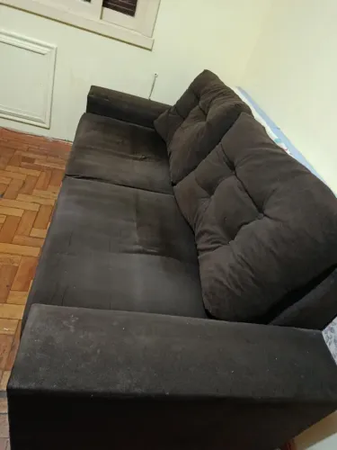 Sofá Retrátil Marrom 2 Lugares (Preço para desapegar logo)