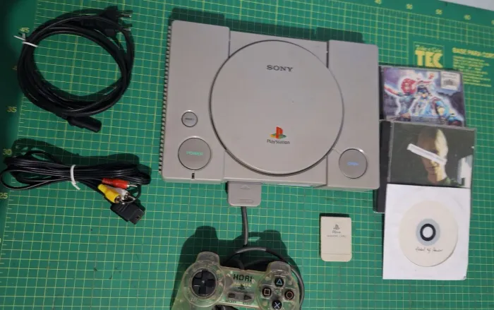 PS1 fat / PlayStation 1 completo ( frete grátis)