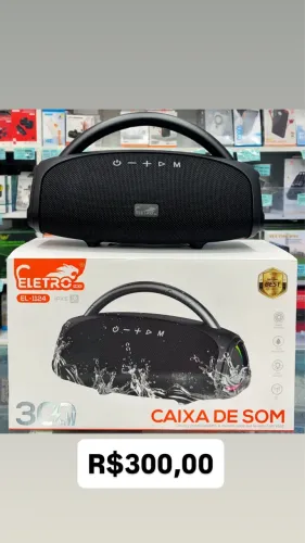 Caixa de som 300W - Novo na caixa + Entrega Rápida!!