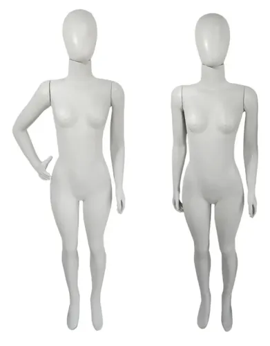Manequim Feminino Branco 3 Braços Com Base